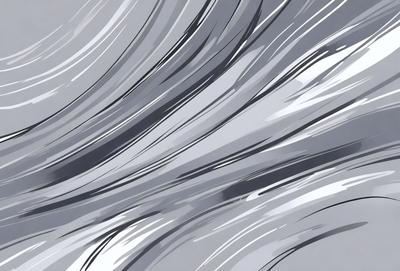The primary subject of the image is a wave, which is the main object, scene, or focus of the image. The wave is depicted in a digital art style, giving it a modern and visually appealing appearance. The setting or background of the image features a gray and white color scheme, which adds to the overall atmosphere of the scene. The wave is the main subject, and it is the visual style that makes the image stand out.