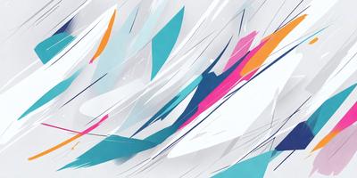 The primary subject of the image is a colorful, abstract design featuring a mix of blue, white, and pink colors. The setting is a white background, which provides a clean and minimalist appearance. The visual style is a combination of digital art and illustration, creating a unique and eye-catching pattern. The overall atmosphere is vibrant and energetic, with the colors and design elements working together to create a lively and engaging image.
