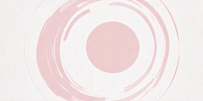 The primary subject of the image is a pink circle, which is the main object, scene, or focus of the image. The setting/background consists of a white surface, which provides a clean and minimalistic backdrop for the pink circle. The visual style of the image is a combination of a photo and digital art, as it appears to be a close-up of a pink circle, but the overall atmosphere is bright and cheerful, with the pink color evoking a sense of warmth and positivity.