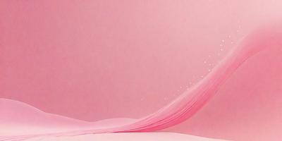 The primary subject of the image is a pink flowing dress. The dress is the main focus of the image, and it is displayed against a pink background. The visual style of the image is a combination of photo and digital art, creating a unique and eye-catching appearance. The colors and mood of the image are predominantly pink, giving it a warm and inviting atmosphere.
