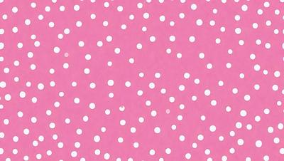 The primary subject of the image is a pattern of white dots on a pink background. The setting is a close-up of the pattern, showcasing the intricate details of the dots. The visual style is a combination of a photo and digital art, as the dots are arranged in a way that resembles a digital design. The colors and mood of the image are predominantly pink and white, creating a warm and inviting atmosphere.