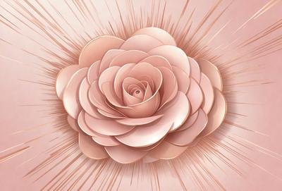 The primary subject of the image is a pink flower, which is the main object, scene, or focus of the image. The setting or background features a pink surface, which adds to the overall atmosphere of the image. The visual style of the image is a combination of photo and digital art, creating a unique and eye-catching representation of the flower. The colors and mood of the image are predominantly pink, giving it a warm and inviting feel.
