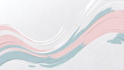 The primary subject of the image is a white and blue wave, which is the main focus of the scene. The wave is depicted on a white background, giving it a clean and minimalist appearance. The visual style of the image is a combination of digital art and illustration, creating a dynamic and artistic representation of the wave. The dominant colors in the image are white and blue, which contribute to a calm and serene atmosphere.