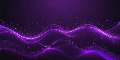 The primary subject of the image is a purple wave, which is the main object, scene, or focus of the image. The setting or background is a dark, purple-colored space, which gives the image a moody and atmospheric feel. The visual style of the image is digital art, as it is a computer-generated representation of a wave. The dominant colors and overall atmosphere of the image are purple and dark, creating a sense of depth and mystery.