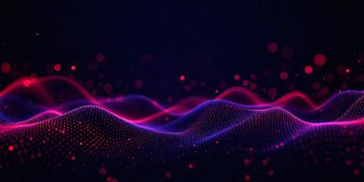 The primary subject of the image is a purple wave or a purple light, which is the main focus of the image. The setting is a dark background, which contrasts with the purple wave or light. The visual style is a digital art or illustration, as the purple wave or light appears to be a digital creation. The colors and mood of the image are predominantly purple, creating a calming and serene atmosphere.