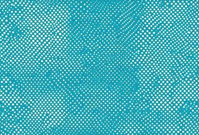 The primary subject of the image is a blue background with white polka dots. The setting is a blue sky, and the visual style is a patterned background. The colors and mood of the image are predominantly blue and white, creating a calm and serene atmosphere.