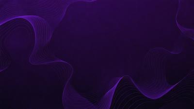 The primary subject of the image is a purple background with a pattern of swirling lines. The setting is a dark room, and the visual style appears to be a digital art or illustration. The dominant colors are purple and black, creating a moody and dramatic atmosphere.