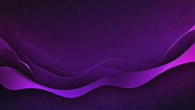 The primary subject of the image is a purple wave, which is the main focus of the scene. The wave is depicted in a digital art style, giving it a unique and modern appearance. The setting is a dark background, which contrasts with the purple wave, creating a striking visual effect. The overall atmosphere of the image is one of creativity and artistic expression.