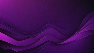 The primary subject of the image is a purple background with a wave pattern. The setting is a purple wall, and the visual style is a digital art or illustration. The dominant colors are purple and blue, creating a calm and serene atmosphere.