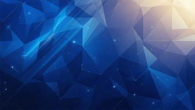 The primary subject of the image is a blue and white geometric pattern, which is the main focus of the image. The setting is a dark blue background, which contrasts with the bright blue and white pattern. The visual style is a digital art or illustration, as the pattern is intricate and detailed. The colors and mood of the image are predominantly blue, creating a calm and serene atmosphere.