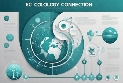 The primary subject of the image is a large, detailed illustration of the Earth, showcasing various aspects of the planet. The setting is a white background, which allows the illustration to stand out. The visual style is a combination of digital art and illustration, creating a realistic and engaging representation of the Earth. The colors and mood of the image are predominantly blue and green, which are often associated with nature and the environment. The illustration is accompanied by a series of icons and diagrams, providing additional information