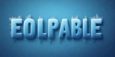 Primary subject: Polarable
Setting/background: Blue background
Visual style: Digital art
Colors and mood: Blue and cold