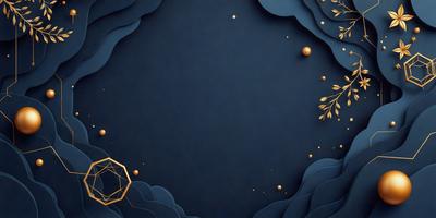 The primary subject of the image is a blue background with a starry night scene. The setting is a dark, star-filled sky, and the visual style is a combination of digital art and illustration. The colors and mood of the image are predominantly dark and moody, with the blue background and the starry night creating a sense of depth and mystery.