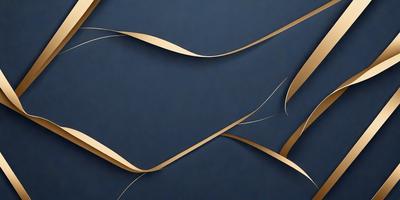 The primary subject of the image is a blue background with gold swirls and patterns. The setting is a dark blue background, and the visual style appears to be a digital art or illustration. The colors and mood of the image are predominantly dark and moody, with the gold swirls adding a touch of elegance and sophistication.