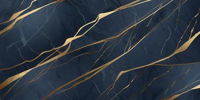 The primary subject of the image is a close-up of a marble wall with gold streaks. The setting is a dark room, and the visual style is a photo. The dominant colors are gold and black, creating a rich and luxurious atmosphere.