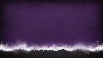 The primary subject of the image is a purple background with a wave-like pattern. The setting is a dark, moody environment, and the visual style appears to be a combination of a photo and a digital art or illustration. The dominant colors are purple and black, creating a dramatic and mysterious atmosphere.