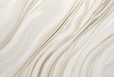 The primary subject of the image is a wall with a patterned design. The setting is a room with a white wall, and the visual style appears to be a combination of a photo and digital art. The dominant colors are white and gold, creating a warm and inviting atmosphere.