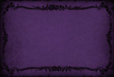 Purple frame with a floral design.