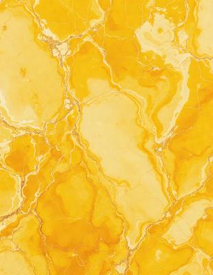 The primary subject of the image is a yellow marble wall with a pattern of swirls and curves. The setting is a room with a yellow marble floor, which complements the yellow marble wall. The visual style is a close-up of the marble wall, showcasing its unique texture and pattern. The colors and mood of the image are warm and inviting, with the yellow marble creating a sense of luxury and elegance.
