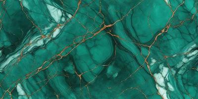 The primary subject of the image is a close-up of a green marble wall with gold veins. The setting is a room with a green marble wall, and the visual style is a photo. The dominant colors are green and gold, creating a warm and natural atmosphere.