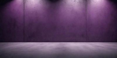 Purple wall, purple floor, purple room.