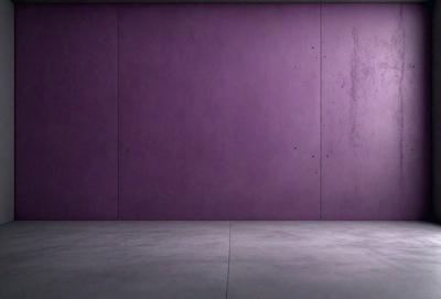 Purple wall, purple wall, purple wall.