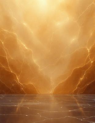 The primary subject of the image is a bright, yellow light source, which appears to be a sunset or a light source in a dark room. The setting is a dark room, and the visual style is a combination of a photo and digital art. The colors and mood of the image are warm and inviting, with the yellow light source creating a sense of warmth and comfort.