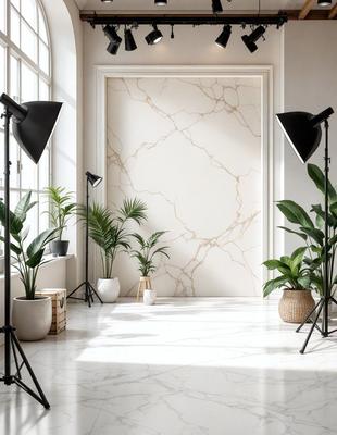 The primary subject of the image is a room with a white marble wall. The setting is a room with a white marble wall, and the visual style is a photo. The colors and mood of the image are predominantly white, giving it a clean and minimalist appearance.