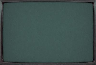 The primary subject of the image is a green background. The setting is a dark room, and the visual style is a photo. The colors and mood of the image are predominantly dark and moody, with the green background being the main focus.