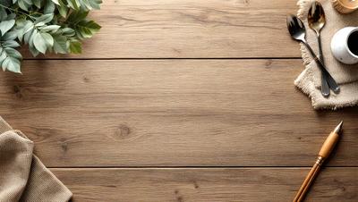 The primary subject of the image is a wooden surface, which appears to be a wooden wall or a wooden table. The setting is a room with a wooden floor, and the visual style is a close-up of the wooden surface. The colors and mood of the image are warm and natural, with the wooden surface being the main focus.