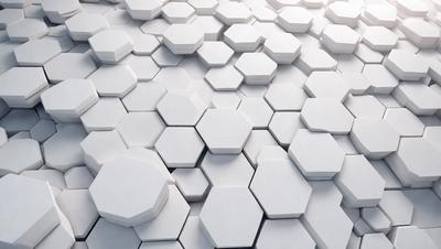 The primary subject of the image is a white hexagonal pattern, which is the main object, scene, or focus of the image. The setting or background consists of a white surface, which could be a wall or a floor. The visual style of the image is a close-up of the hexagonal pattern, which gives it a detailed and intricate appearance. The colors and mood of the image are predominantly white, creating a clean and minimalist atmosphere.