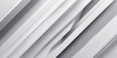 The primary subject of the image is a white paper with a pattern of white and gray stripes. The setting is a white background, and the visual style appears to be a digital art or illustration. The colors and mood of the image are predominantly white and gray, creating a clean and minimalist appearance.