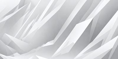 The image is a digital art piece featuring a white background with a mountainous landscape. The mountainous terrain is composed of multiple triangular shapes, creating a visually striking and unique pattern. The overall atmosphere of the image is clean, minimalistic, and artistic.