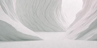 The primary subject of the image is a white sheet of fabric, which is the main object, scene, or focus of the image. The setting is a white background, and the visual style is a photo. The colors and mood of the image are predominantly white, giving it a clean and minimalist appearance.