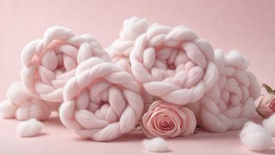 The primary subject of the image is a pink rose. The rose is placed on a pink surface, which adds to the overall mood of the scene. The visual style of the image is a close-up of the rose, showcasing its details and texture. The colors in the image are predominantly pink, which creates a warm and inviting atmosphere.