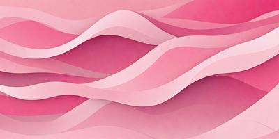 The primary subject of the image is a pink and white wave pattern. The setting is a pink background, which creates a visually appealing contrast with the wave pattern. The visual style is a combination of digital art and illustration, giving the image a unique and artistic appearance. The dominant colors are pink and white, creating a warm and inviting atmosphere.