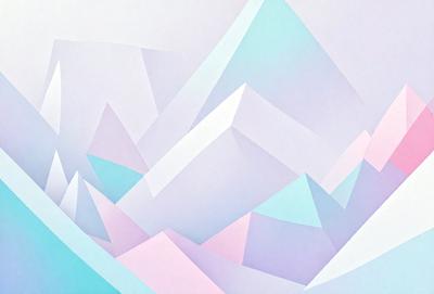 The primary subject of the image is a mountainous landscape, featuring a large, snow-covered peak. The setting is a purple and pink mountain range, with a blue sky in the background. The visual style is a combination of digital art and illustration, creating a unique and artistic representation of the mountain range. The dominant colors in the image are purple, pink, and blue, giving the scene a vibrant and lively atmosphere.