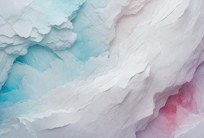 The primary subject of the image is a large, colorful piece of paper with a creative design. The paper appears to be a collage of different colored paper, creating a visually appealing and artistic piece. The setting is a white background, which allows the vibrant colors of the paper to stand out. The visual style of the image is a combination of digital art and illustration, as the paper appears to be digitally manipulated to create the unique design. The colors and mood of the image are lively and