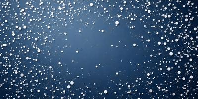 The primary subject of the image is a blue background with white specks or bubbles scattered across it. The setting appears to be a dark, starry night, with the white specks or bubbles creating a sense of depth and contrast against the dark background. The visual style of the image is a combination of a photo and digital art, as it captures the beauty of the night sky with the white specks or bubbles. The colors and mood of the image are predominantly dark and moody, with the