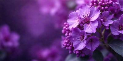 Purple flowers with purple petals and purple stems.