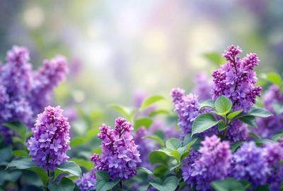 The primary subject of the image is a field of purple flowers, with a variety of purple and pink flowers spread throughout the scene. The setting is a lush green field, providing a natural and vibrant backdrop for the flowers. The visual style of the image is a close-up of the flowers, showcasing their beauty and details. The colors and mood of the image are predominantly purple and pink, creating a serene and calming atmosphere.