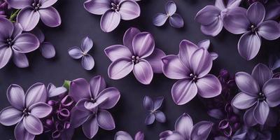 Purple flowers on a dark background.