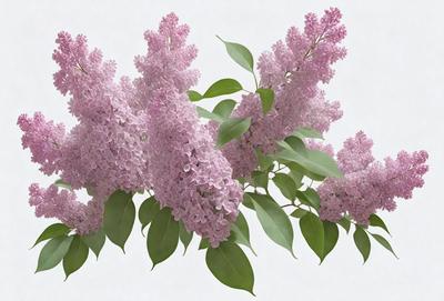 The primary subject of the image is a purple flower, which is the main focus of the scene. The flower is surrounded by green leaves, creating a visually appealing and natural setting. The visual style of the image is a close-up of the flower, showcasing its details and beauty. The dominant colors in the image are purple and green, giving the scene a calm and serene atmosphere.