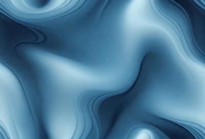The primary subject of the image is a blue, swirling, and flowing pattern. The setting is a blue background, which creates a visually striking contrast with the swirling pattern. The visual style is a combination of digital art and illustration, giving the image a unique and artistic appearance. The dominant colors are blue and white, creating a calming and serene atmosphere.