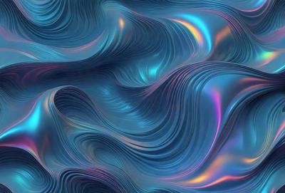 The primary subject of the image is a blue and purple swirling pattern, which appears to be a digital art or illustration. The setting is a blue and purple background, creating a visually striking and vibrant atmosphere. The visual style is a combination of digital art and illustration, with the swirling pattern being the main focus of the image. The colors and mood convey a sense of movement, energy, and creativity.