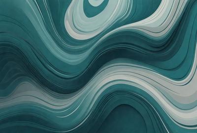 The primary subject of the image is a large, blue, swirling pattern. The setting is a dark blue background, which contrasts with the swirling pattern. The visual style is a combination of digital art and illustration, creating a dynamic and visually appealing design. The dominant colors are blue and white, with the swirling pattern adding a sense of movement and energy to the overall atmosphere.