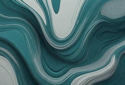 The primary subject of the image is a large, swirling, and colorful design, which appears to be a digital art or illustration. The setting is a blue background, which complements the vibrant colors of the design. The visual style suggests that the image is a creative and artistic representation, rather than a photo or a clipart. The dominant colors and overall atmosphere of the image are energetic, dynamic, and visually appealing.