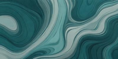 The primary subject of the image is a blue and white ocean wave. The setting is the ocean, with the wave being the main focus of the image. The visual style is a painting, which gives the image a more artistic and creative appearance. The dominant colors are blue and white, creating a serene and calming atmosphere.