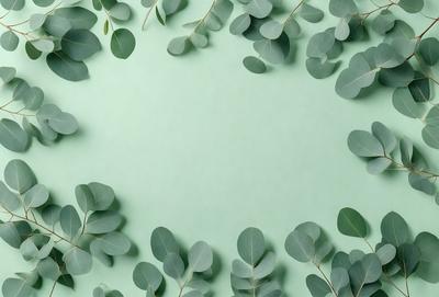 The primary subject of the image is a close-up of a green leafy plant. The setting is a green wall, which serves as the background. The visual style is a photo of the leafy plant. The colors are predominantly green, and the overall atmosphere is natural and serene.
