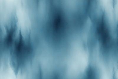 The primary subject of the image is a blue and white patterned background. The setting is a cloudy sky, and the visual style appears to be a digital art or illustration. The dominant colors are blue and white, creating a calm and serene atmosphere.